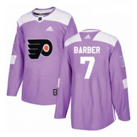 Youth Adidas Philadelphia Flyers 7 Bill Barber Authentic Purple Fights Cancer Practice NHL Jersey Youth Adidas Philadelphia Flyers 7 Bill Barber Authentic Purple Fights Cancer Practice NHL Jersey
