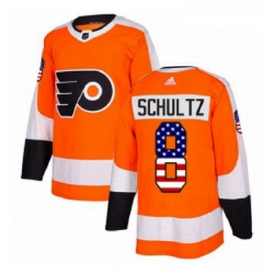 Youth Adidas Philadelphia Flyers 8 Dave Schultz Authentic Orange USA Flag Fashion NHL Jersey Youth Adidas Philadelphia Flyers 8 Dave Schultz Authentic Orange USA Flag Fashion NHL Jersey