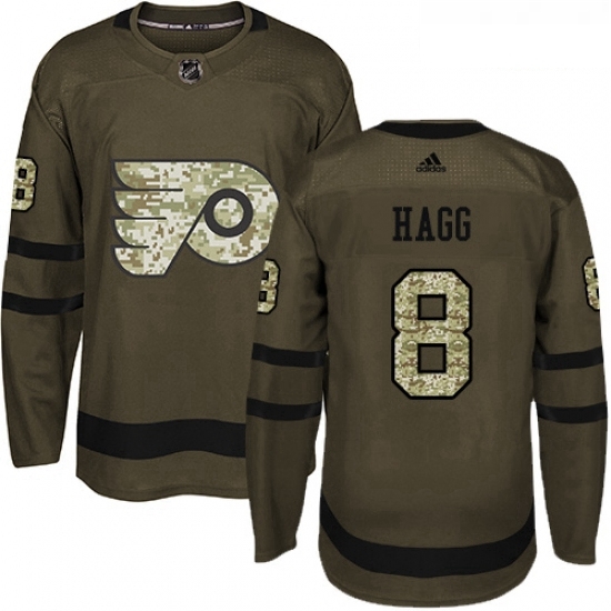 Youth Adidas Philadelphia Flyers 8 Robert Hagg Premier Green Salute to Service NHL Jersey Youth Adidas Philadelphia Flyers 8 Robert Hagg Premier Green Salute to Service NHL Jersey