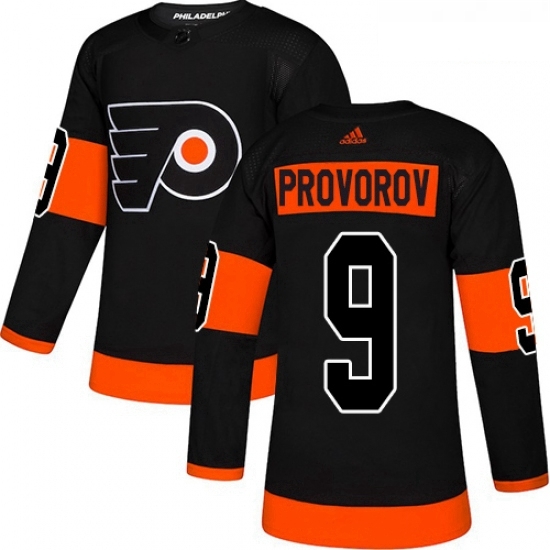 Youth Adidas Philadelphia Flyers 9 Ivan Provorov Premier Black Alternate NHL Jersey Youth Adidas Philadelphia Flyers 9 Ivan Provorov Premier Black Alternate NHL Jersey