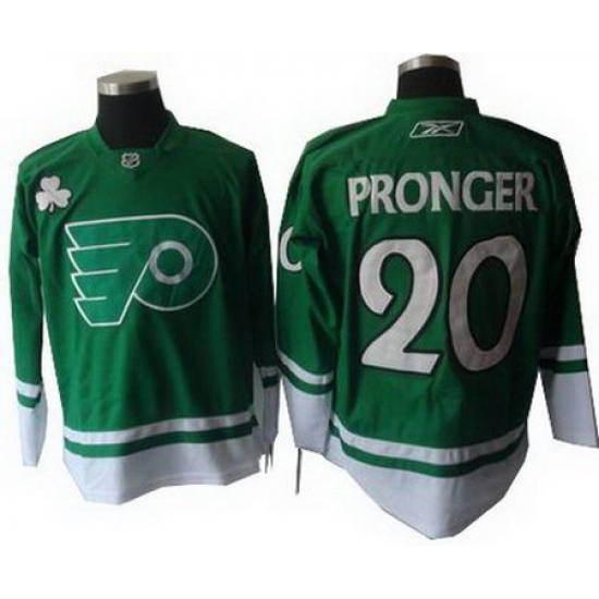 Youth Philadelphia Flyers #20 Chris Pronger jerseys green Youth Philadelphia Flyers #20 Chris Pronger jerseys green