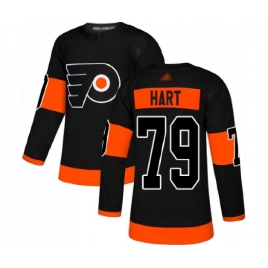 Youth Philadelphia Flyers #79 Carter Hart Authentic Black Alternate Hockey Jersey Youth Philadelphia Flyers #79 Carter Hart Authentic Black Alternate Hockey Jersey