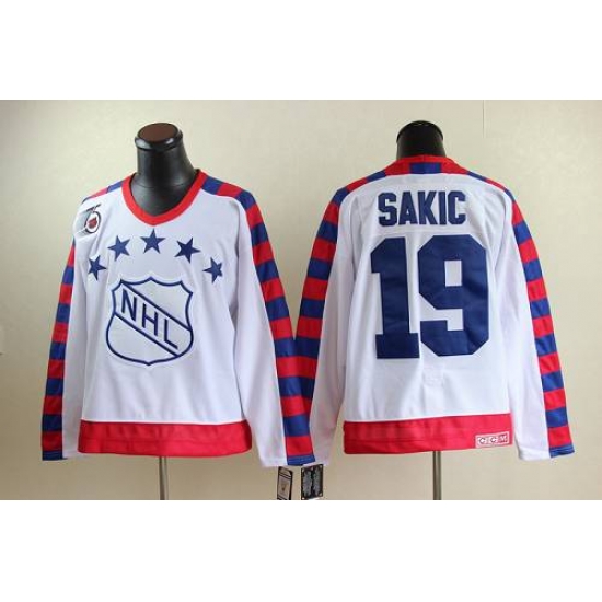 Nordiques #19 Joe Sakic White All Star CCM Throwback 75TH Stitched NHL Jersey Nordiques #19 Joe Sakic White All Star CCM Throwback 75TH Stitched NHL Jersey