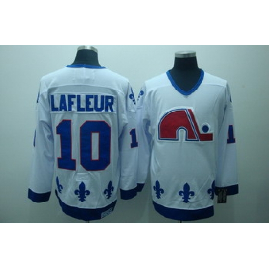 Quebec Nordiques 10 Lafleur White Jerseys CCM Quebec Nordiques 10 Lafleur White Jerseys CCM