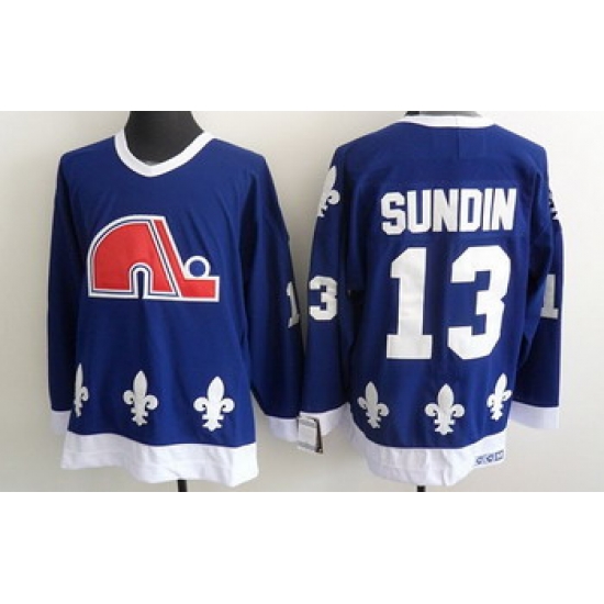 Quebec Nordiques 13 Sundin Jerseys Quebec Nordiques 13 Sundin Jerseys