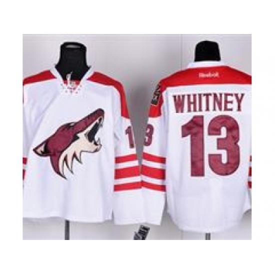 NHL Jerseys Phoenix Coyotes #13 WHITNEY white Jersey NHL Jerseys Phoenix Coyotes #13 WHITNEY white Jersey