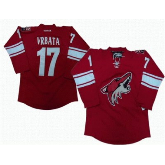 Phoenix Coyotes 17 Radim Vrbata red jerseys Phoenix Coyotes 17 Radim Vrbata red jerseys