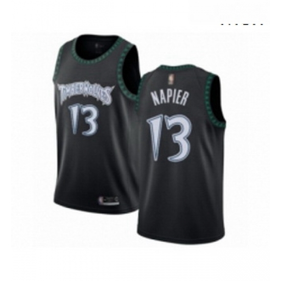 Mens Minnesota Timberwolves 13 Shabazz Napier Authentic Black Hardwood Classics Jersey Mens Minnesota Timberwolves 13 Shabazz Napier Authentic Black Hardwood Classics Jersey