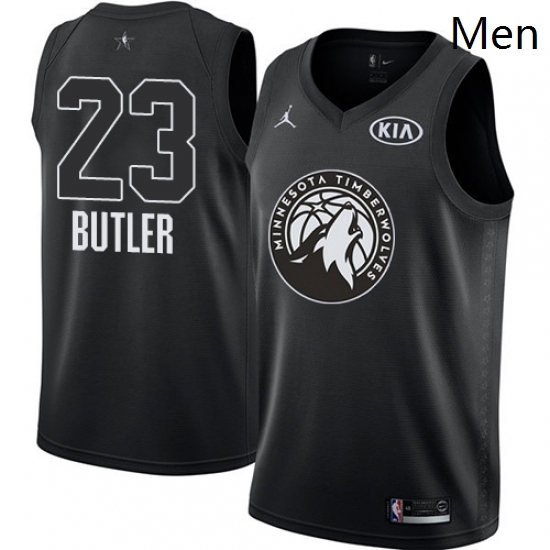 Mens Nike Jordan Minnesota Timberwolves 23 Jimmy Butler Swingman Black 2018 All Star Game NBA Jersey Mens Nike Jordan Minnesota Timberwolves 23 Jimmy Butler Swingman Black 2018 All Star Game NBA Jersey