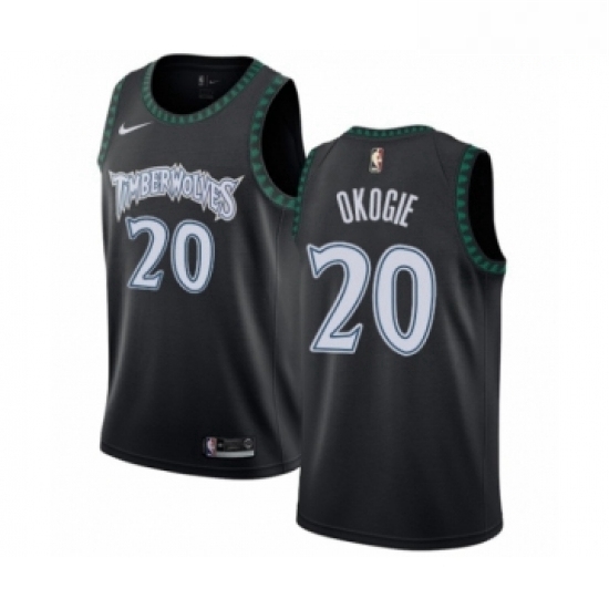 Mens Nike Minnesota Timberwolves 20 Josh Okogie Swingman Black Hardwood Classics Jersey Mens Nike Minnesota Timberwolves 20 Josh Okogie Swingman Black Hardwood Classics Jersey