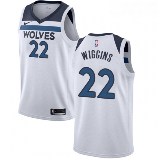 Mens Nike Minnesota Timberwolves 22 Andrew Wiggins Swingman White NBA Jersey Association Edition Mens Nike Minnesota Timberwolves 22 Andrew Wiggins Swingman White NBA Jersey Association Edition