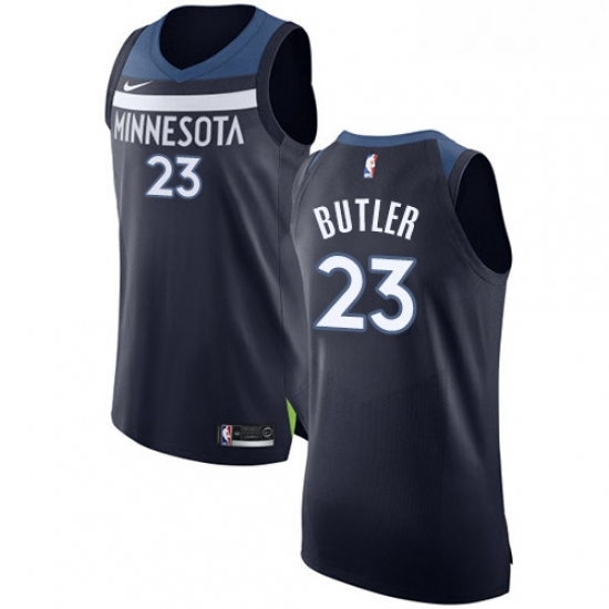 Mens Nike Minnesota Timberwolves 23 Jimmy Butler Authentic Navy Blue Road NBA Jersey Icon Edition Mens Nike Minnesota Timberwolves 23 Jimmy Butler Authentic Navy Blue Road NBA Jersey Icon Edition