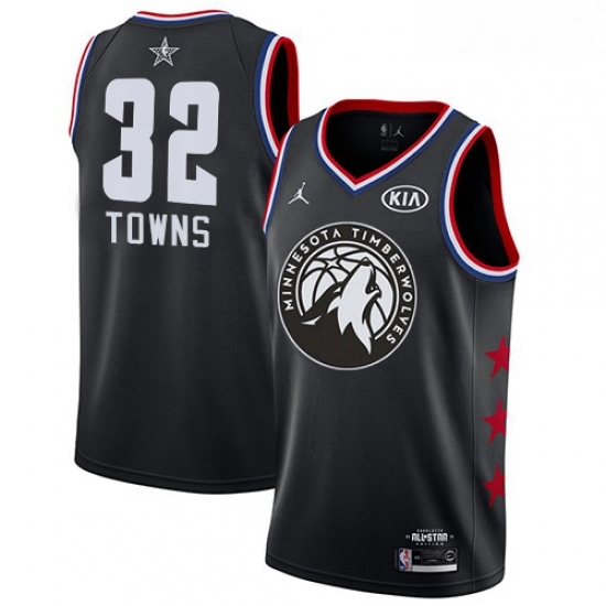 Mens Nike Minnesota Timberwolves 32 Karl Anthony Towns Black NBA Jordan Swingman 2019 All Star Game Jersey Mens Nike Minnesota Timberwolves 32 Karl Anthony Towns Black NBA Jordan Swingman 2019 All Star Game Jersey