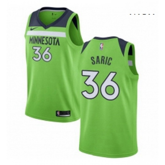 Mens Nike Minnesota Timberwolves 36 Dario Saric Swingman Green NBA Jersey Statement Edition Mens Nike Minnesota Timberwolves 36 Dario Saric Swingman Green NBA Jersey Statement Edition