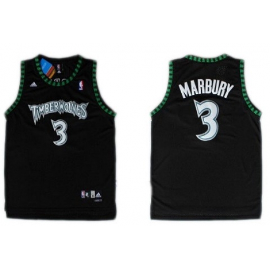 Minnesota Timberwolves #3 Stephon Marbury Black Swingman Jersey Minnesota Timberwolves #3 Stephon Marbury Black Swingman Jersey