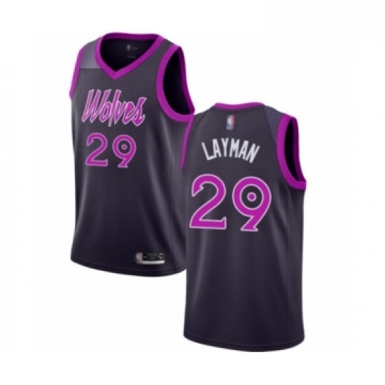 Womens Minnesota Timberwolves 29 Jake Layman Swingman Purple Basketball Jersey City Edition Womens Minnesota Timberwolves 29 Jake Layman Swingman Purple Basketball Jersey City Edition