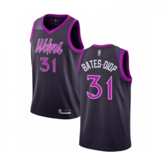 Womens Minnesota Timberwolves 31 Keita Bates Diop Swingman Purple Basketball Jersey City Edition Womens Minnesota Timberwolves 31 Keita Bates Diop Swingman Purple Basketball Jersey City Edition