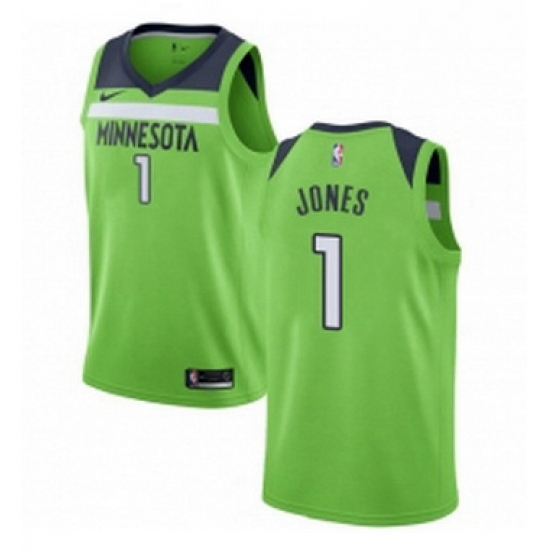 Womens Nike Minnesota Timberwolves 1 Tyus Jones Swingman Green NBA Jersey Statement Edition