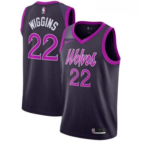 Womens Nike Minnesota Timberwolves 22 Andrew Wiggins Swingman Purple NBA Jersey City Edition Womens Nike Minnesota Timberwolves 22 Andrew Wiggins Swingman Purple NBA Jersey City Edition