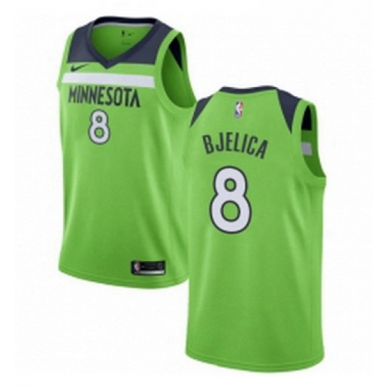 Womens Nike Minnesota Timberwolves 8 Nemanja Bjelica Authentic Green NBA Jersey Statement Edition Womens Nike Minnesota Timberwolves 8 Nemanja Bjelica Authentic Green NBA Jersey Statement Edition