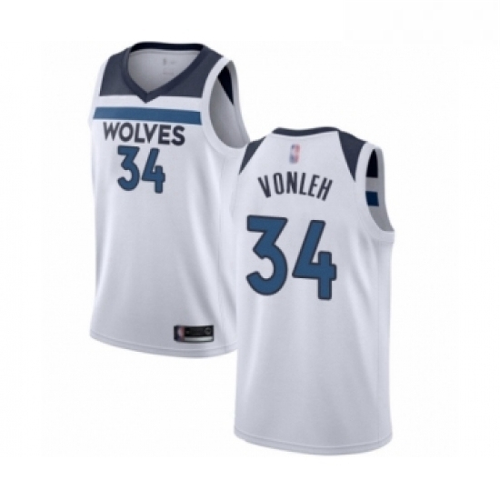 Youth Minnesota Timberwolves 34 Noah Vonleh Swingman White Basketball Jersey Association Edition Youth Minnesota Timberwolves 34 Noah Vonleh Swingman White Basketball Jersey Association Edition