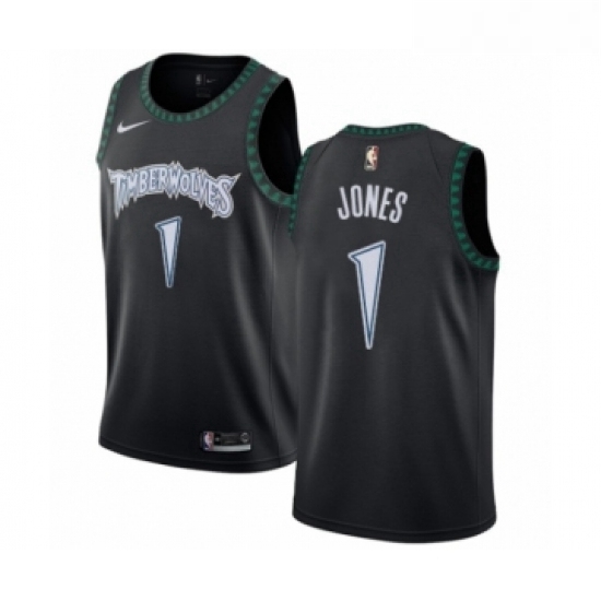 Youth Nike Minnesota Timberwolves 1 Tyus Jones Swingman Black Hardwood Classics Jersey Youth Nike Minnesota Timberwolves 1 Tyus Jones Swingman Black Hardwood Classics Jersey