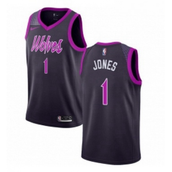 Youth Nike Minnesota Timberwolves 1 Tyus Jones Swingman Purple NBA Jersey City Edition Youth Nike Minnesota Timberwolves 1 Tyus Jones Swingman Purple NBA Jersey City Edition