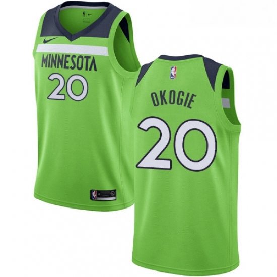 Youth Nike Minnesota Timberwolves 20 Josh Okogie Swingman Green NBA Jersey Statement Edition Youth Nike Minnesota Timberwolves 20 Josh Okogie Swingman Green NBA Jersey Statement Edition