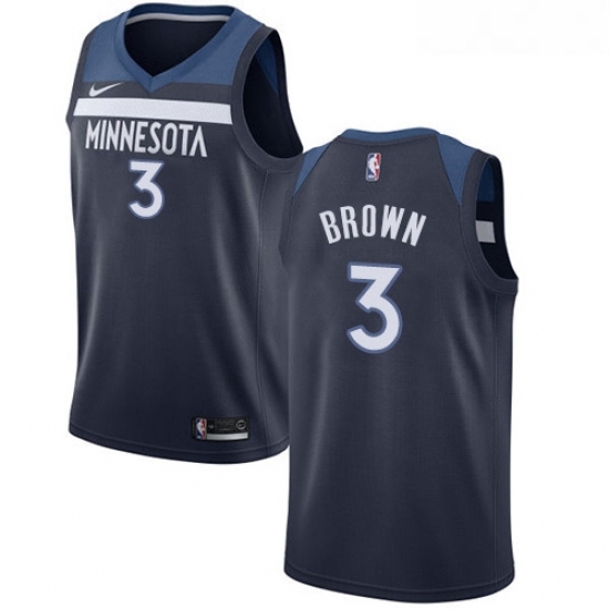 Youth Nike Minnesota Timberwolves 3 Anthony Brown Swingman Navy Blue Road NBA Jersey Icon Edition Youth Nike Minnesota Timberwolves 3 Anthony Brown Swingman Navy Blue Road NBA Jersey Icon Edition