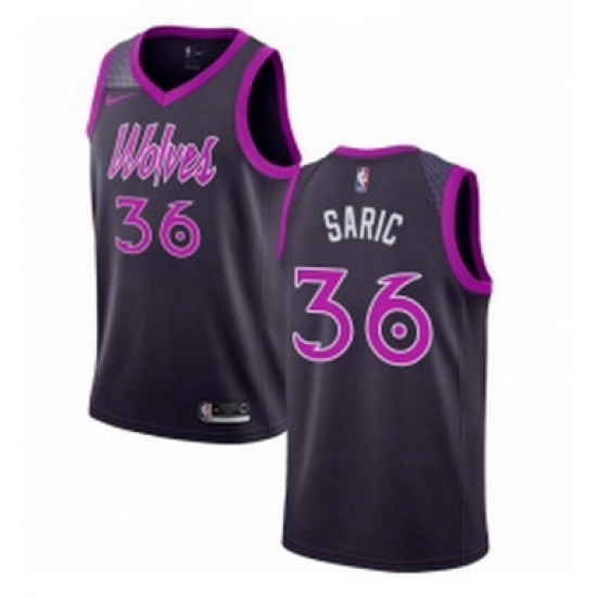 Youth Nike Minnesota Timberwolves 36 Dario Saric Swingman Purple NBA Jersey City Edition Youth Nike Minnesota Timberwolves 36 Dario Saric Swingman Purple NBA Jersey City Edition