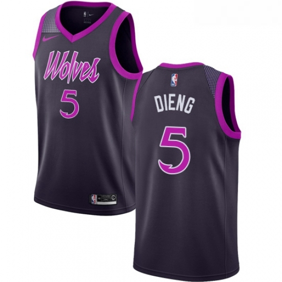 Youth Nike Minnesota Timberwolves 5 Gorgui Dieng Swingman Purple NBA Jersey City Edition Youth Nike Minnesota Timberwolves 5 Gorgui Dieng Swingman Purple NBA Jersey City Edition