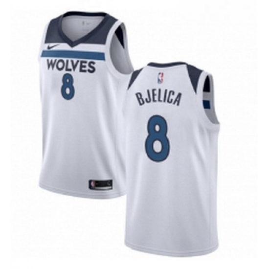 Youth Nike Minnesota Timberwolves 8 Nemanja Bjelica Authentic White NBA Jersey Association Edition Youth Nike Minnesota Timberwolves 8 Nemanja Bjelica Authentic White NBA Jersey Association Edition