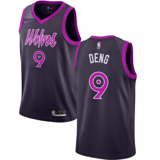 Youth Nike Minnesota Timberwolves 9 Luol Deng Swingman Purple NBA Jersey City Edition Youth Nike Minnesota Timberwolves 9 Luol Deng Swingman Purple NBA Jersey City Edition