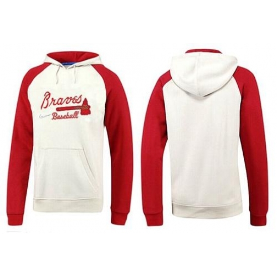 MLB Men Nike Atlanta Braves Pullover Hoodie WhiteRed MLB Men Nike Atlanta Braves Pullover Hoodie WhiteRed