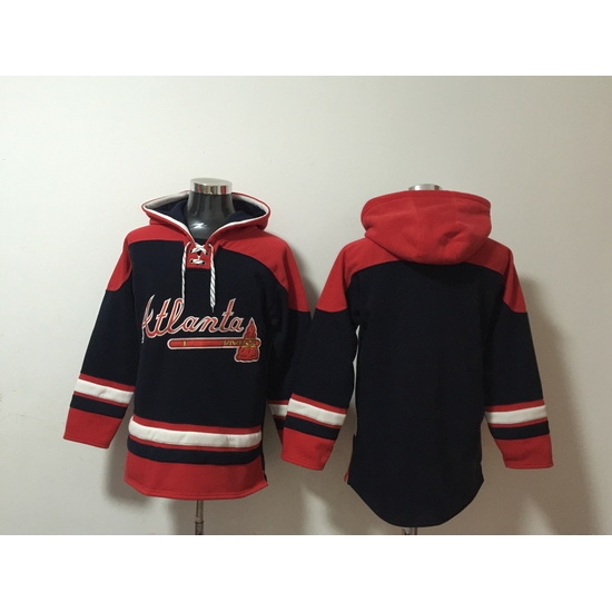 Men Atlanta Braves Blank Stitched Hoodie Men Atlanta Braves Blank Stitched Hoodie
