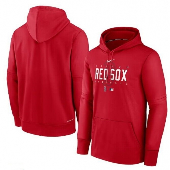 Men Boston Red Sox Red Collection Pregame Performance Pullover Hoodie Men Boston Red Sox Red Collection Pregame Performance Pullover Hoodie