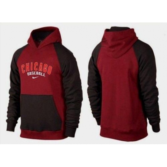 MLB Men Nike Chicago Cubs Pullover Hoodie RedBrown MLB Men Nike Chicago Cubs Pullover Hoodie RedBrown