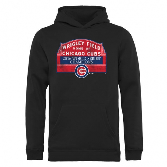 Men Chicago Cubs Black 2016 World Series Champions Men Pullover Hoodie2 Men Chicago Cubs Black 2016 World Series Champions Men Pullover Hoodie2
