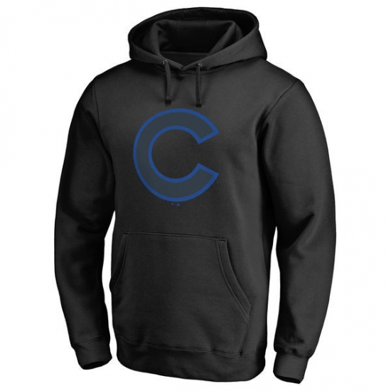 Men Chicago Cubs Black Men Pullover Hoodie Men Chicago Cubs Black Men Pullover Hoodie