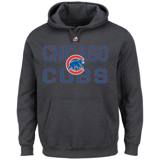 Men Chicago Cubs Charcoal Men Pullover Hoodie Men Chicago Cubs Charcoal Men Pullover Hoodie