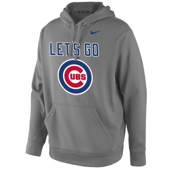 Men Chicago Cubs Grey Men Pullover Hoodie4 Men Chicago Cubs Grey Men Pullover Hoodie4