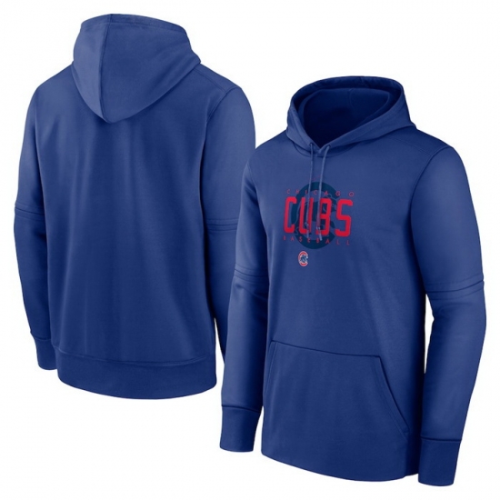 Men Chicago Cubs Royal Pregame Performance Pullover Hoodie Men Chicago Cubs Royal Pregame Performance Pullover Hoodie