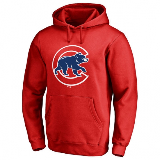 Men Chicago Cubs Scarlet Men Pullover Hoodie 2 Men Chicago Cubs Scarlet Men Pullover Hoodie 2