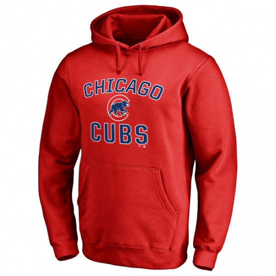 Men Chicago Cubs Scarlet Men Pullover Hoodie2 Men Chicago Cubs Scarlet Men Pullover Hoodie2