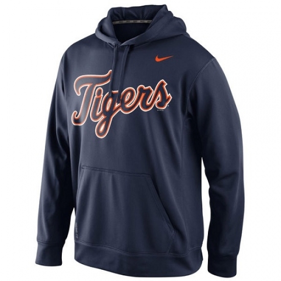 MLB Detroit Tigers Nike Men KO Wordmark Perfomance Hoodie Navy MLB Detroit Tigers Nike Men KO Wordmark Perfomance Hoodie Navy