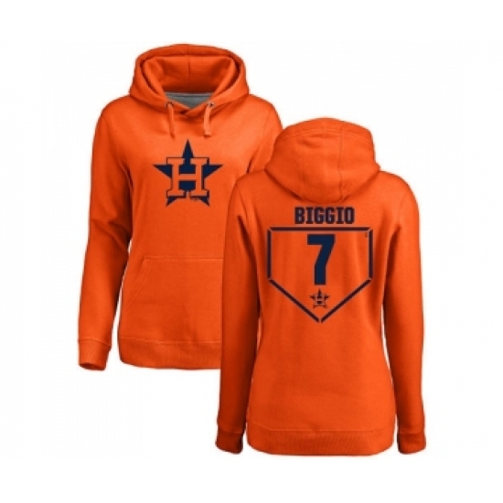 MLB Women Nike Houston Astros 7 Craig Biggio Orange RBI Pullover Hoodie MLB Women Nike Houston Astros 7 Craig Biggio Orange RBI Pullover Hoodie