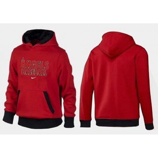 MLB Men Nike Los Angeles Angels of Anaheim Pullover Hoodie RedBlack MLB Men Nike Los Angeles Angels of Anaheim Pullover Hoodie RedBlack
