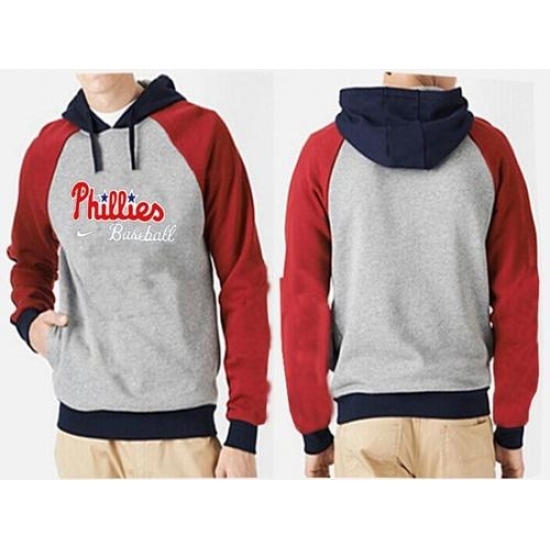 MLB Men Nike Philadelphia Phillies Pullover Hoodie GreyRed MLB Men Nike Philadelphia Phillies Pullover Hoodie GreyRed