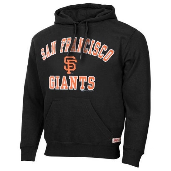 Men MLB San Francisco Giants Stitches Fastball Fleece Pullover Hoodie Black Men MLB San Francisco Giants Stitches Fastball Fleece Pullover Hoodie Black