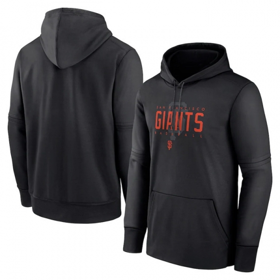 Men San Francisco Giants Black Pregame Performance Pullover Hoodie Men San Francisco Giants Black Pregame Performance Pullover Hoodie